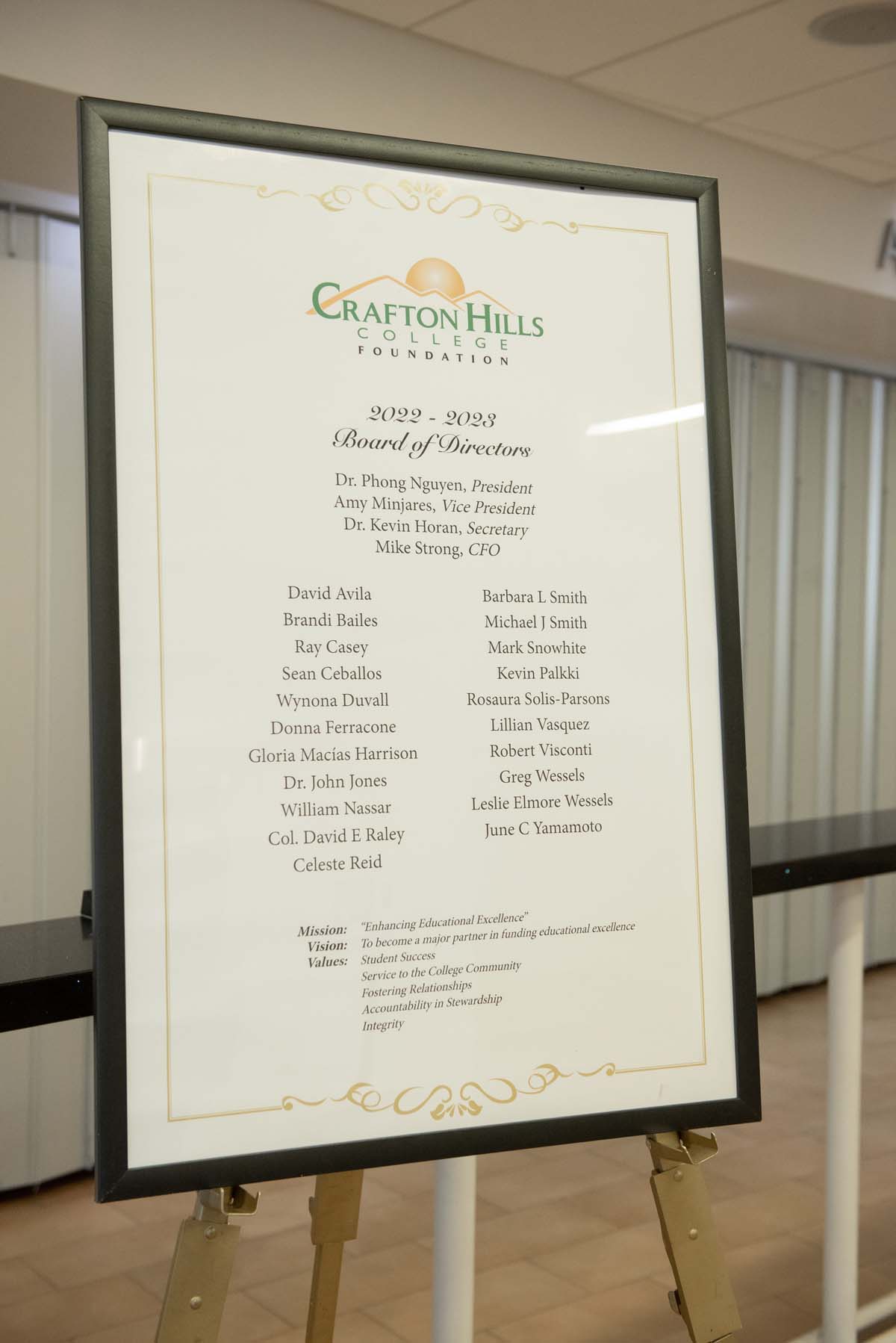 People enjoying the Legacy Wall unveiling