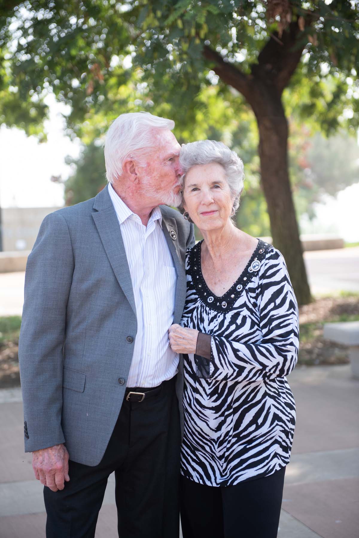 People enjoying the Legacy Wall unveiling