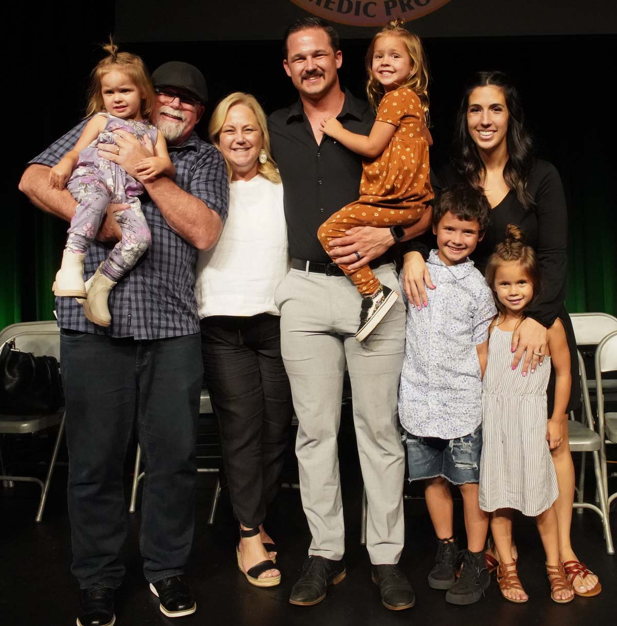 People enjoying the Paramedic Graduation