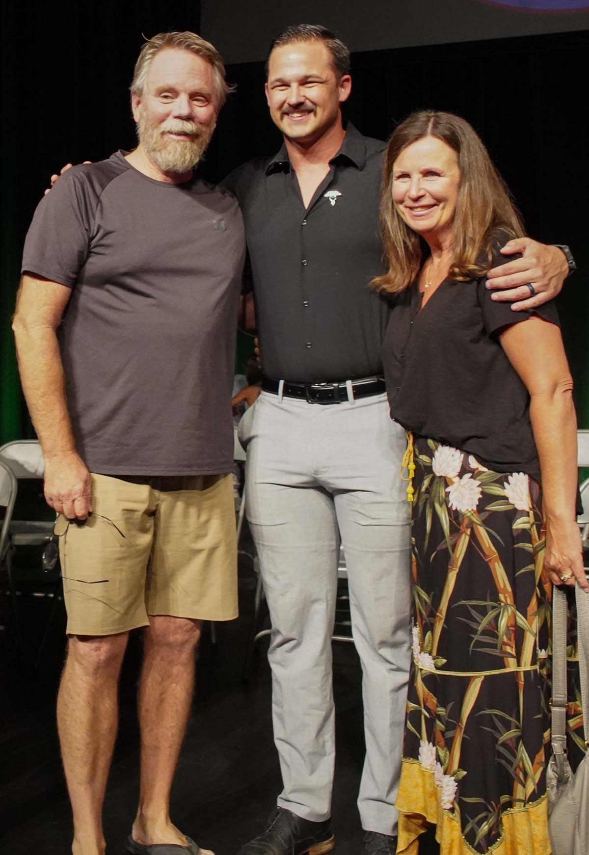 People enjoying the Paramedic Graduation