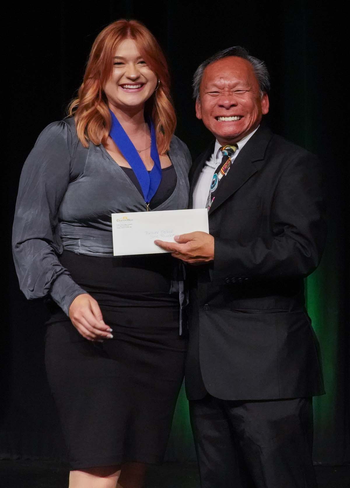 People enjoying the Paramedic Graduation