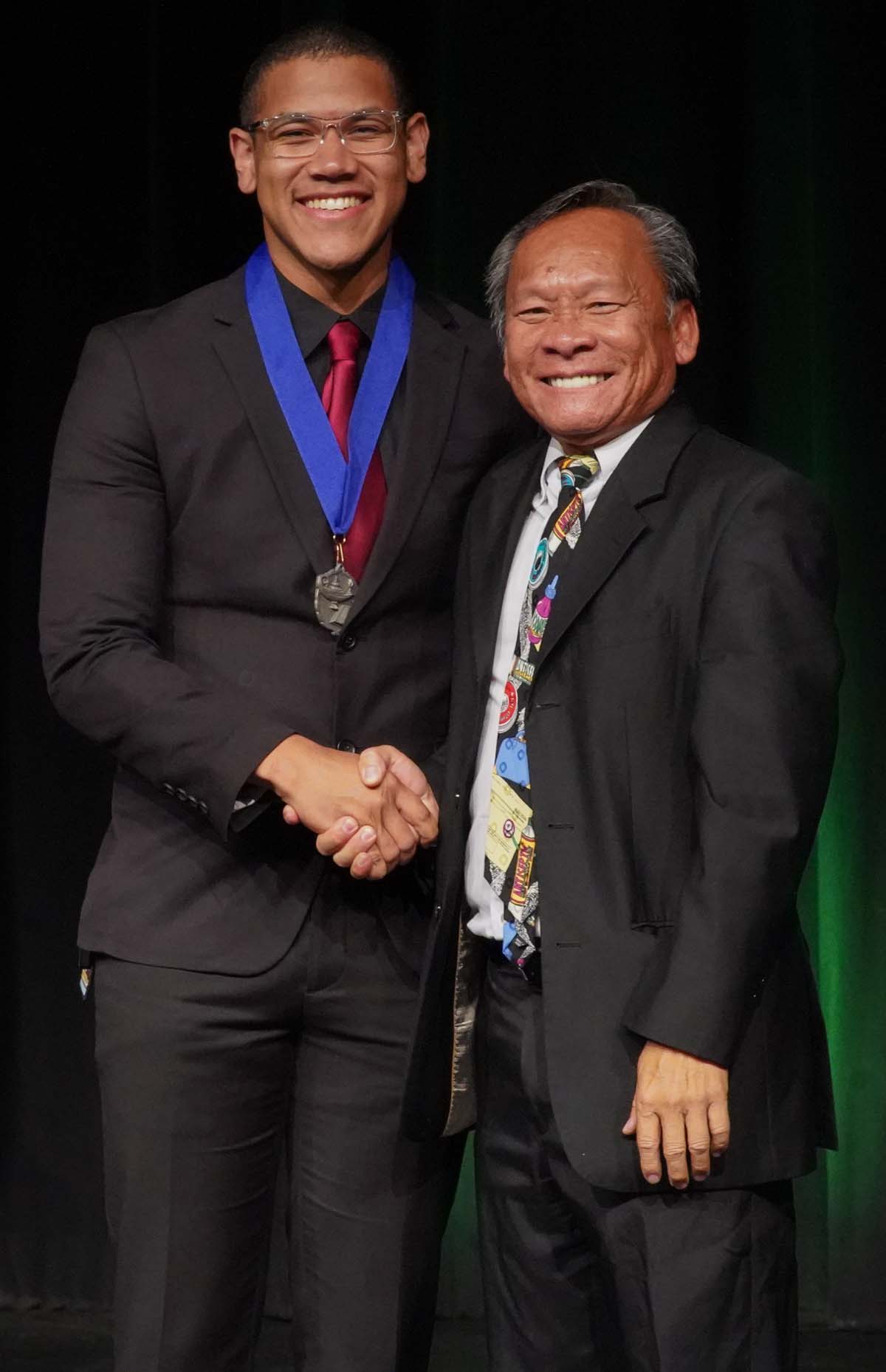 People enjoying the Paramedic Graduation