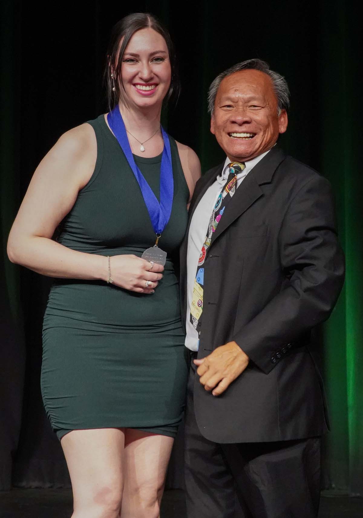 People enjoying the Paramedic Graduation