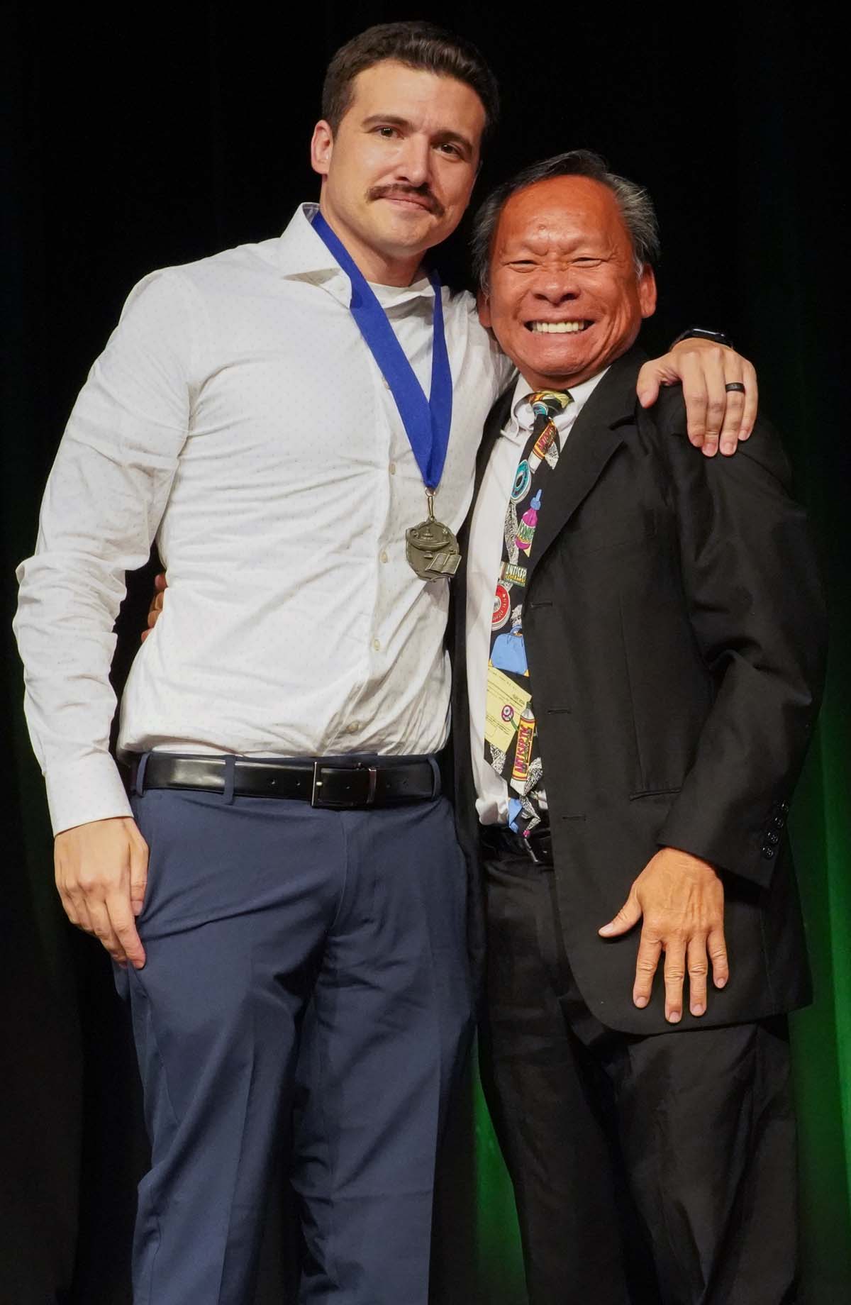 People enjoying the Paramedic Graduation