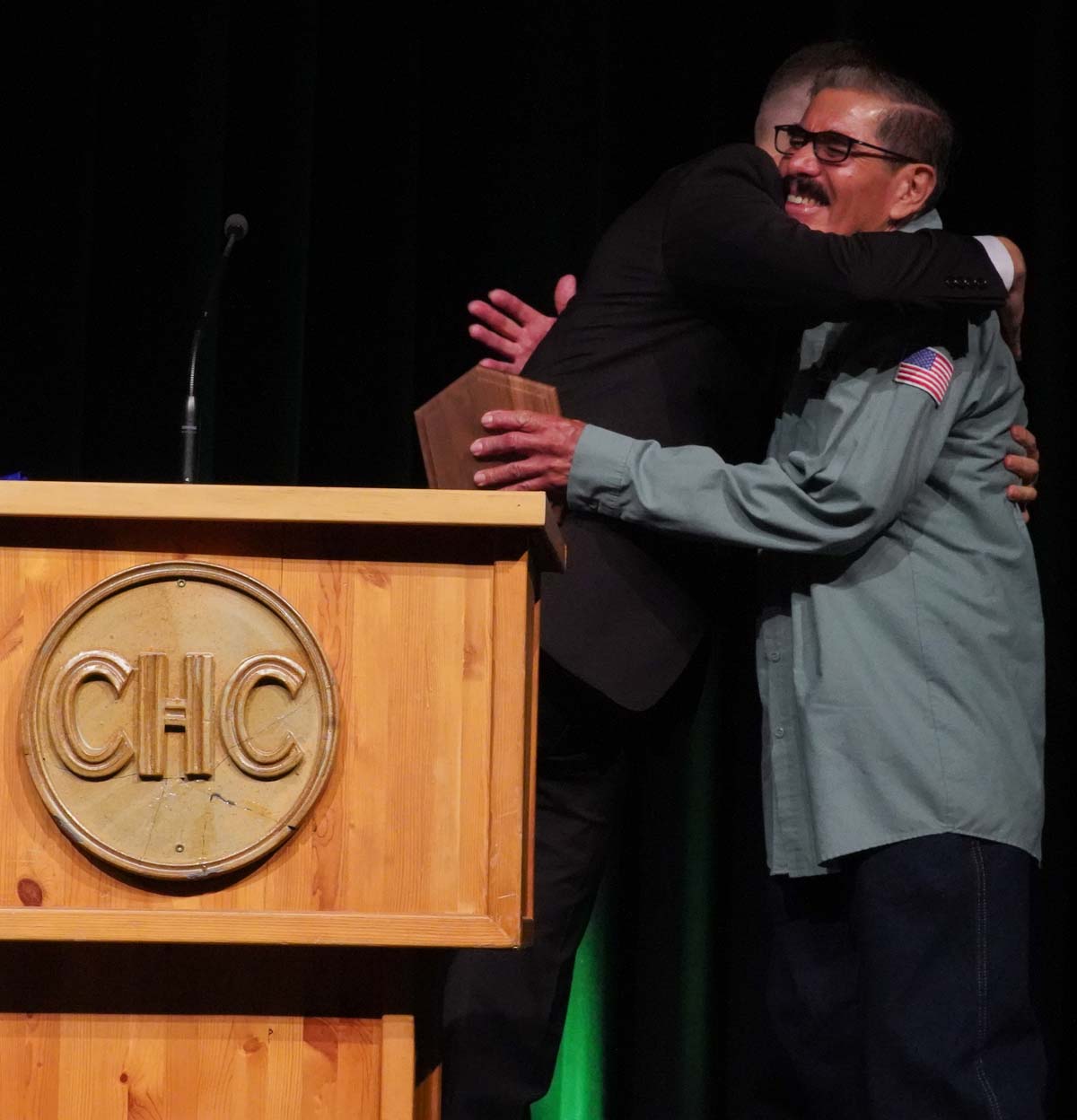 People enjoying the Paramedic Graduation