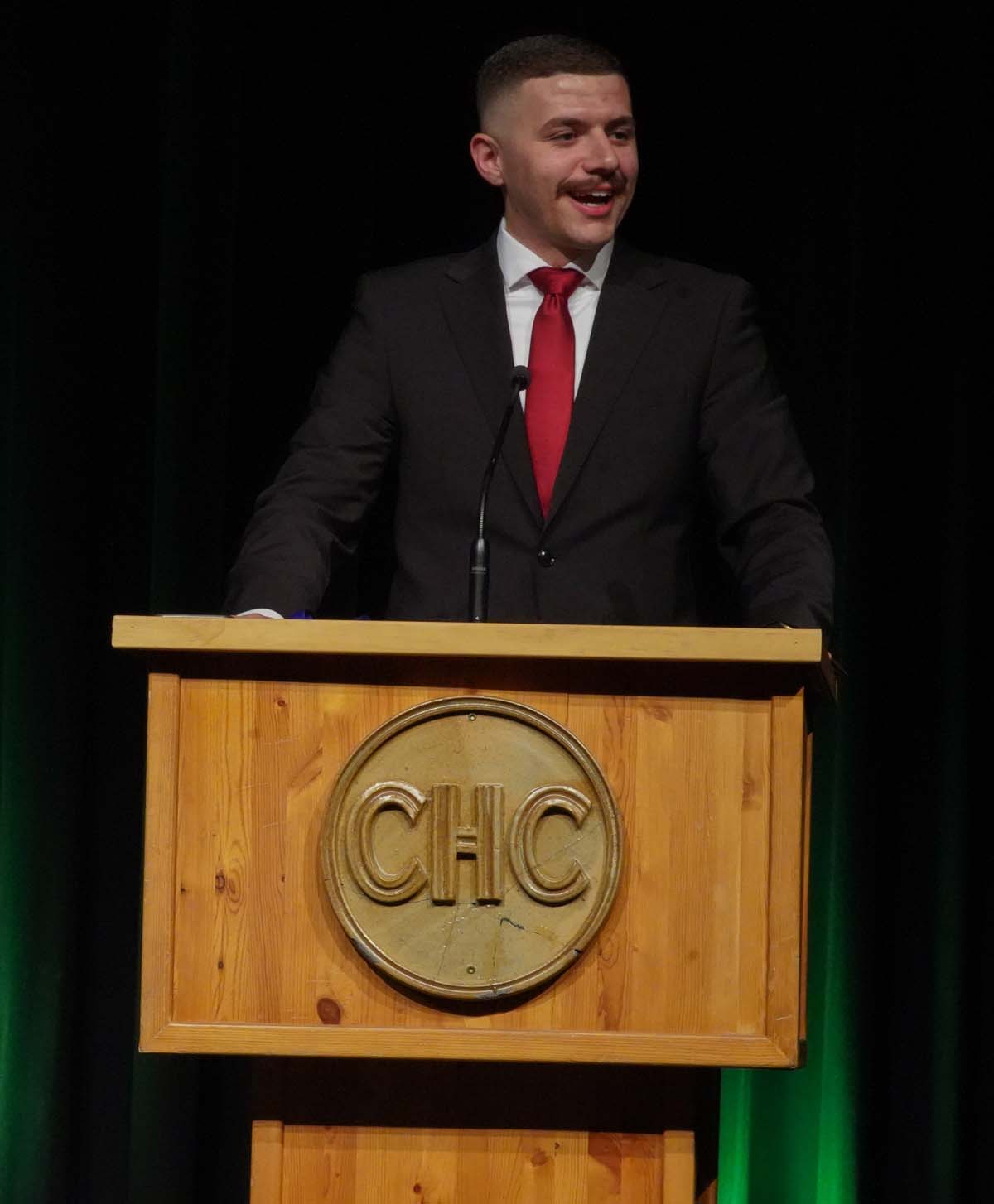 People enjoying the Paramedic Graduation