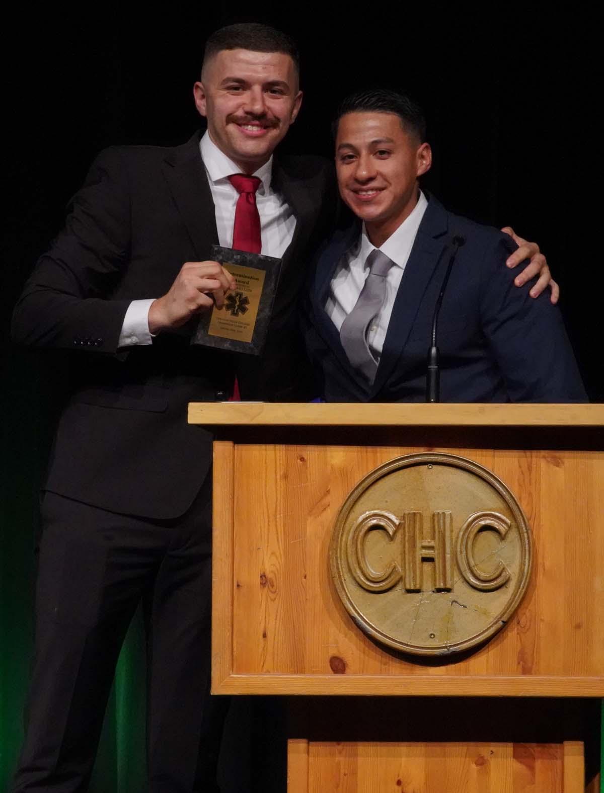 People enjoying the Paramedic Graduation