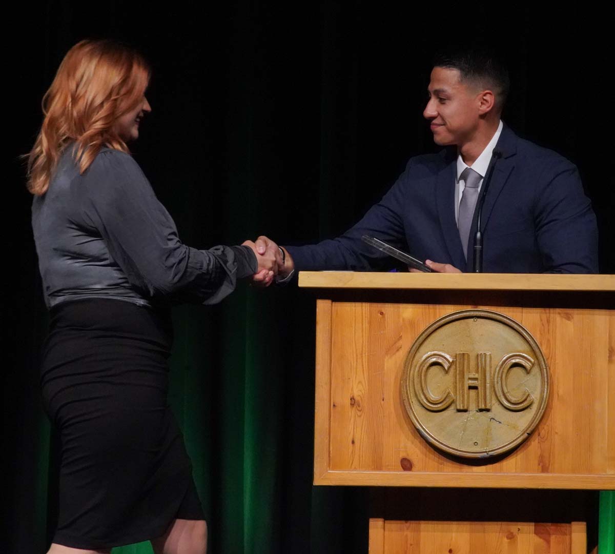 People enjoying the Paramedic Graduation