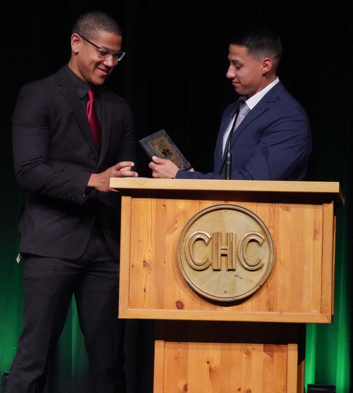 People enjoying the Paramedic Graduation