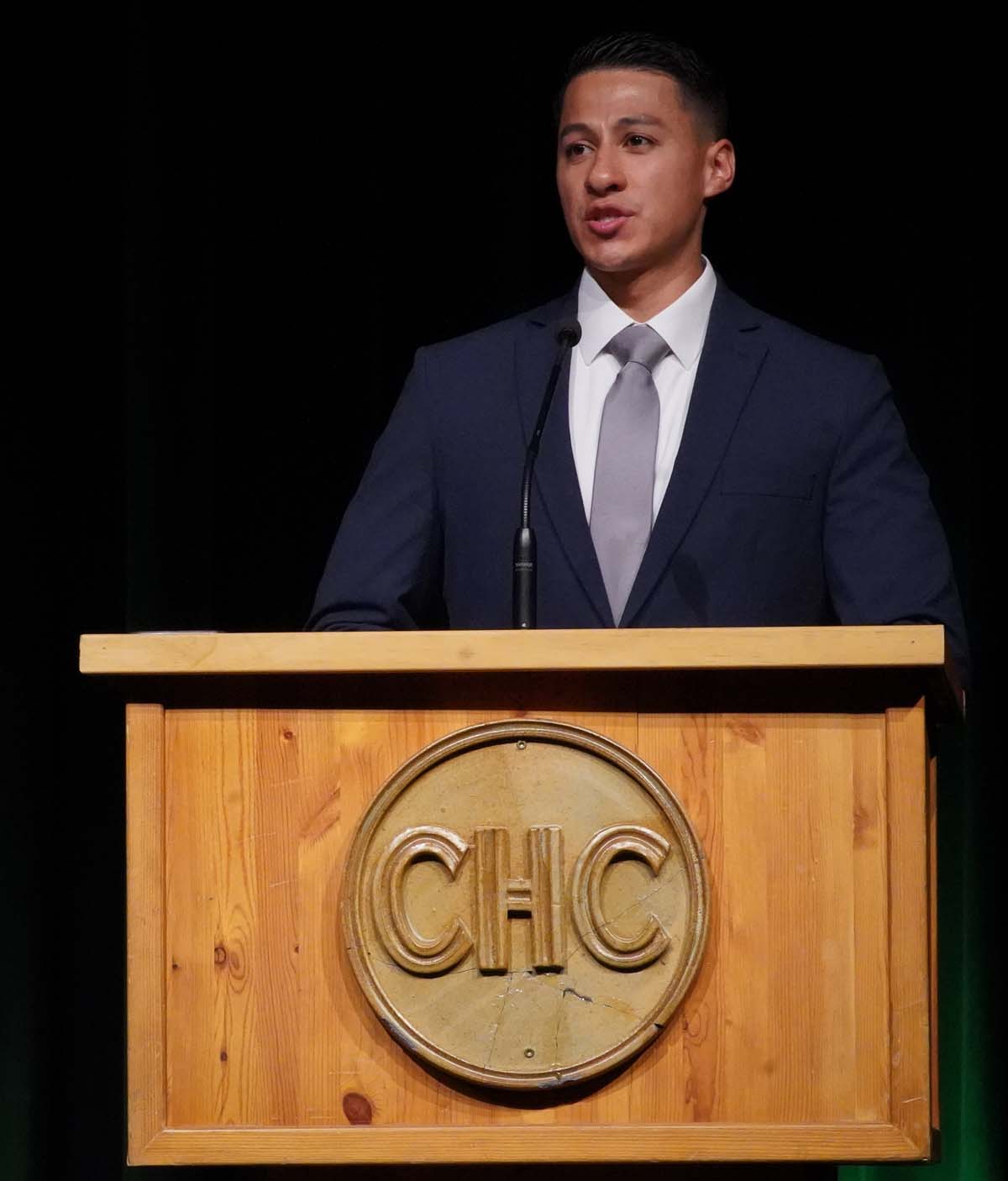 People enjoying the Paramedic Graduation