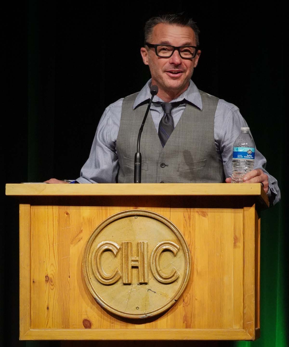 People enjoying the Paramedic Graduation