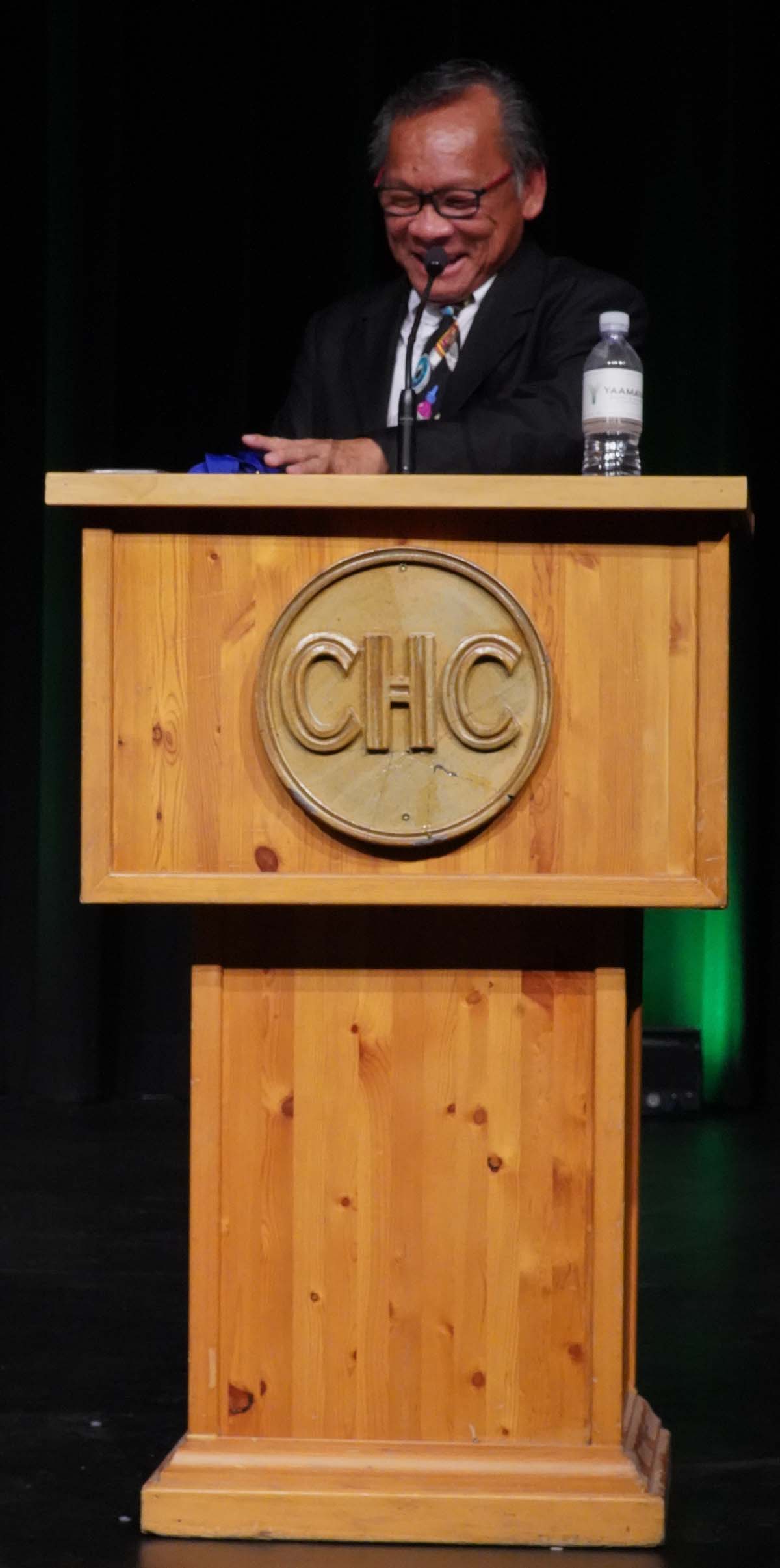 People enjoying the Paramedic Graduation