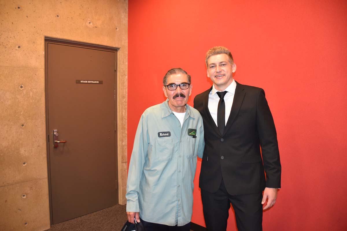 People enjoying the Paramedic Graduation