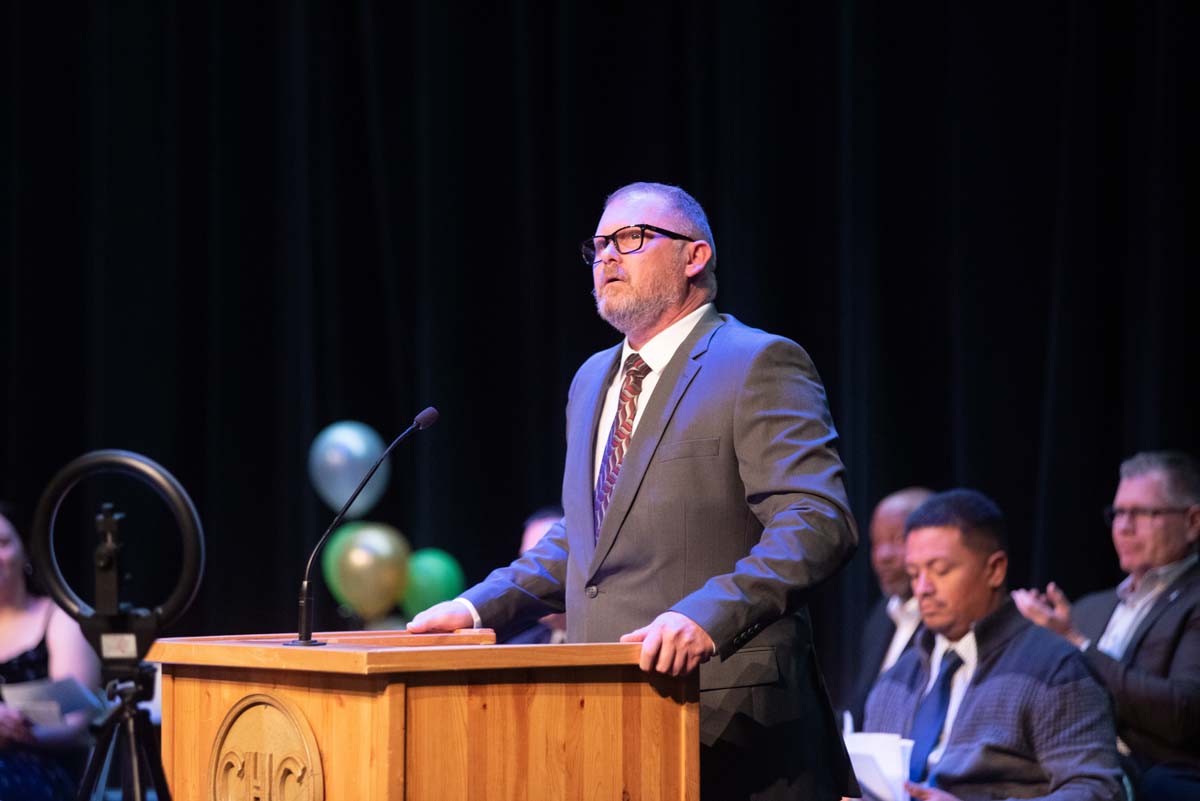 People enjoying the Respiratory Care Graduation