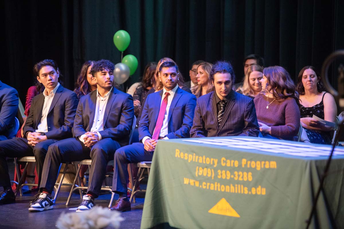 People enjoying the Respiratory Care Graduation