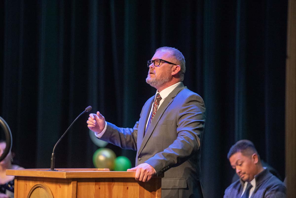 People enjoying the Respiratory Care Graduation