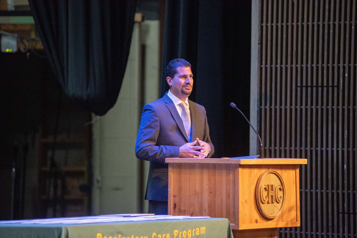 People enjoying the Respiratory Care Graduation