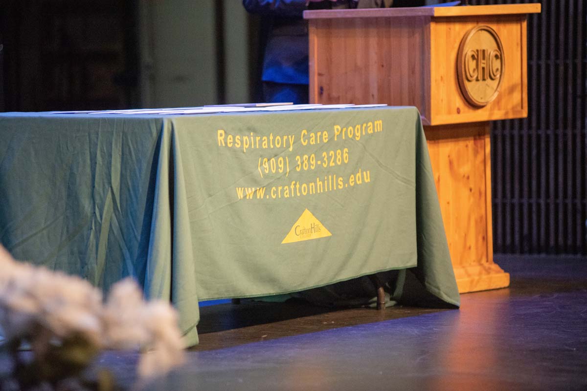 People enjoying the Respiratory Care Graduation