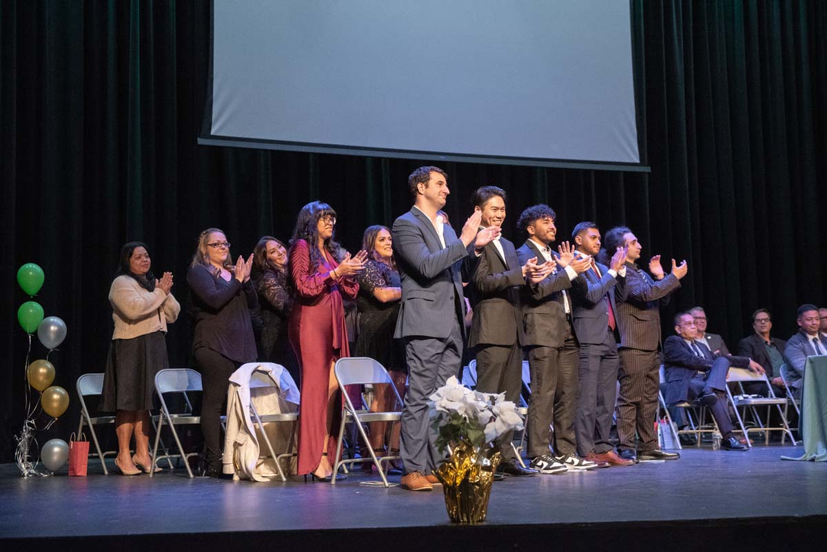 People enjoying the Respiratory Care Graduation