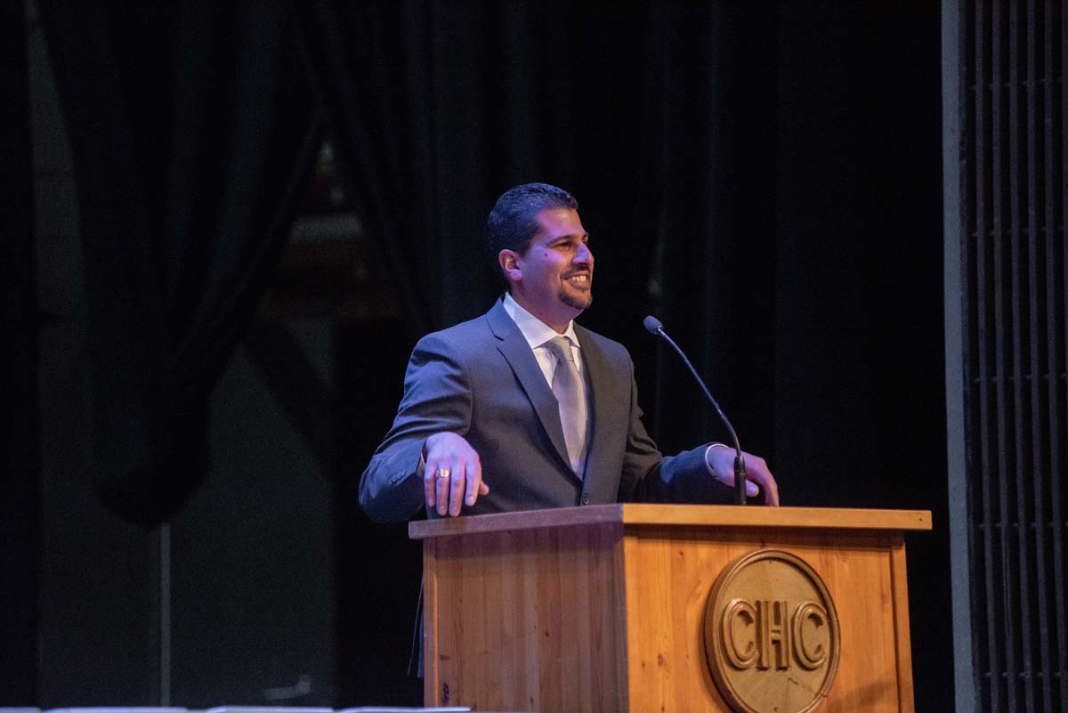 People enjoying the Respiratory Care Graduation