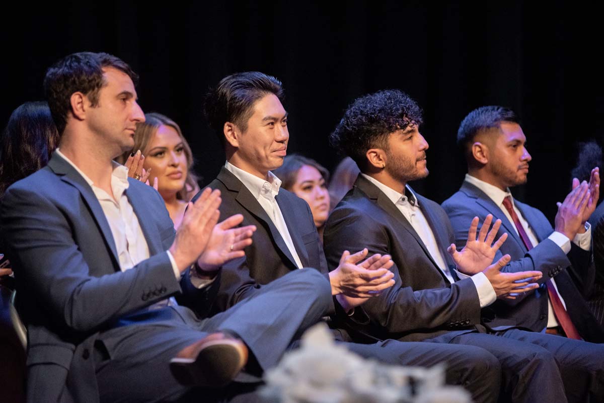 People enjoying the Respiratory Care Graduation