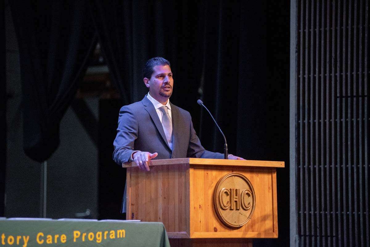 People enjoying the Respiratory Care Graduation