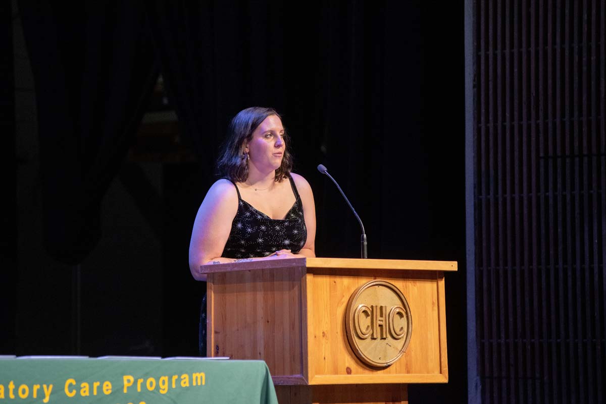 People enjoying the Respiratory Care Graduation