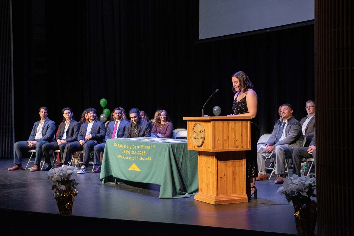 People enjoying the Respiratory Care Graduation