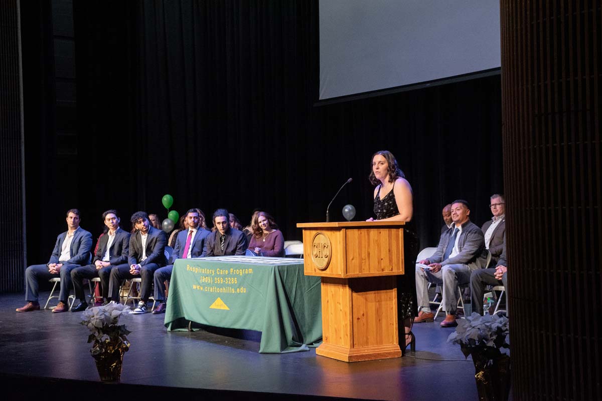 People enjoying the Respiratory Care Graduation
