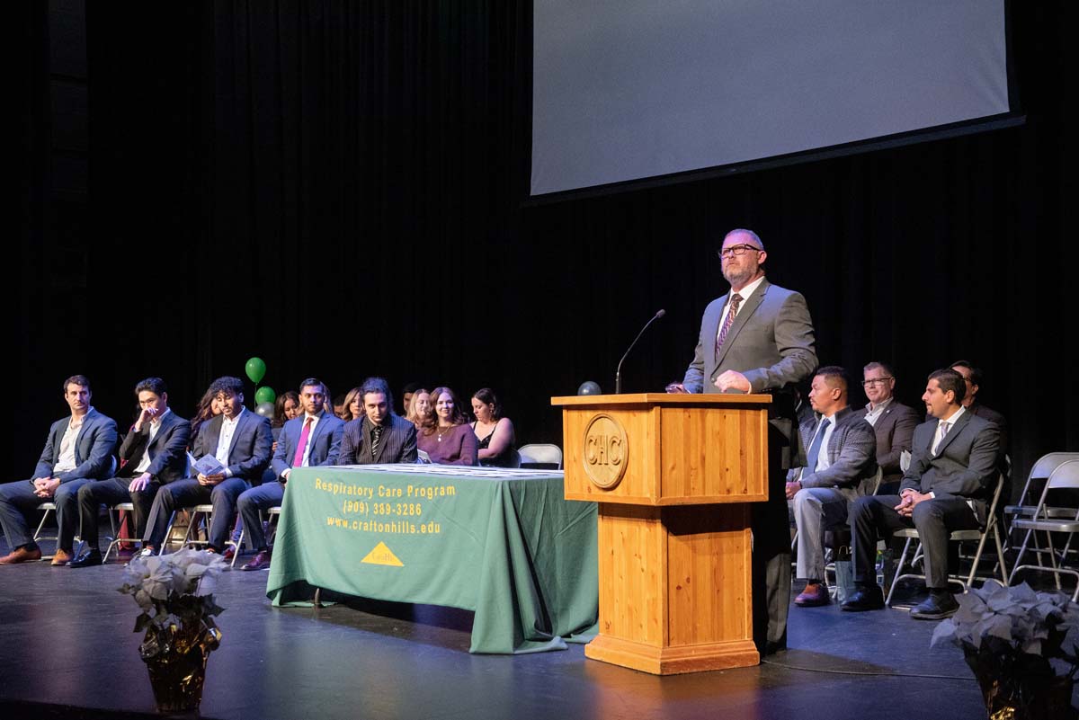 People enjoying the Respiratory Care Graduation