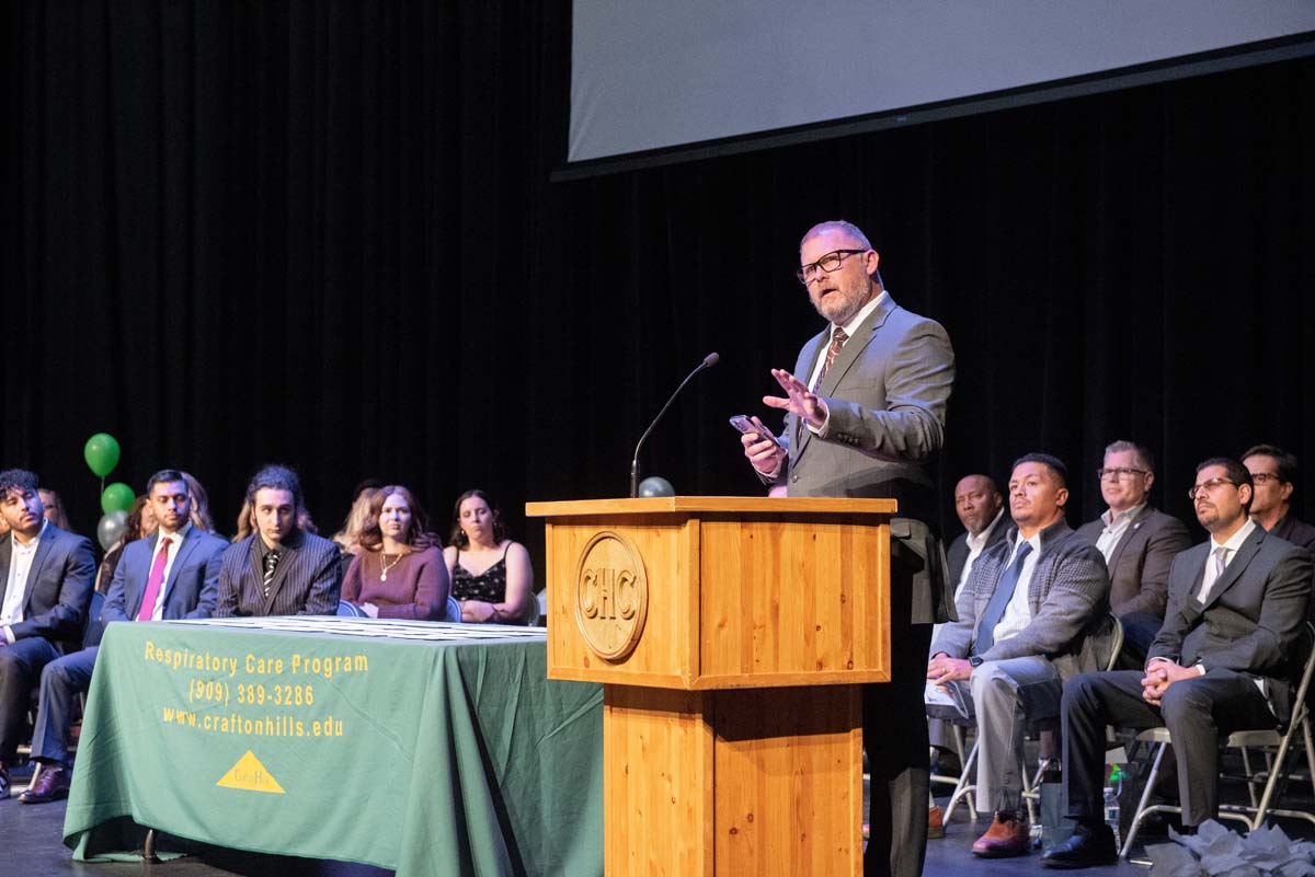 People enjoying the Respiratory Care Graduation
