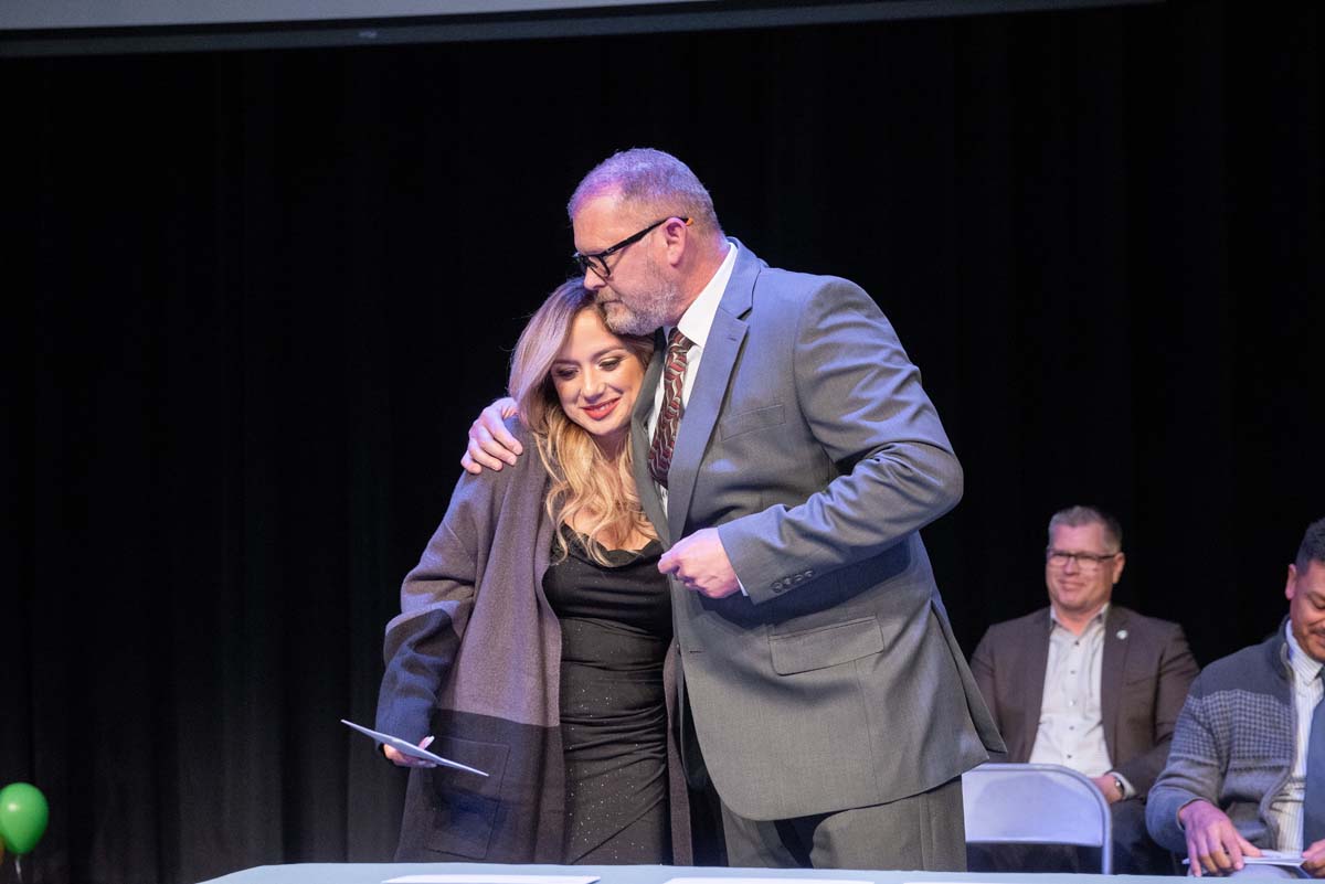 People enjoying the Respiratory Care Graduation