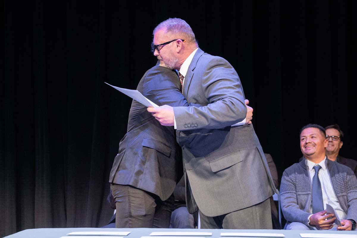 People enjoying the Respiratory Care Graduation