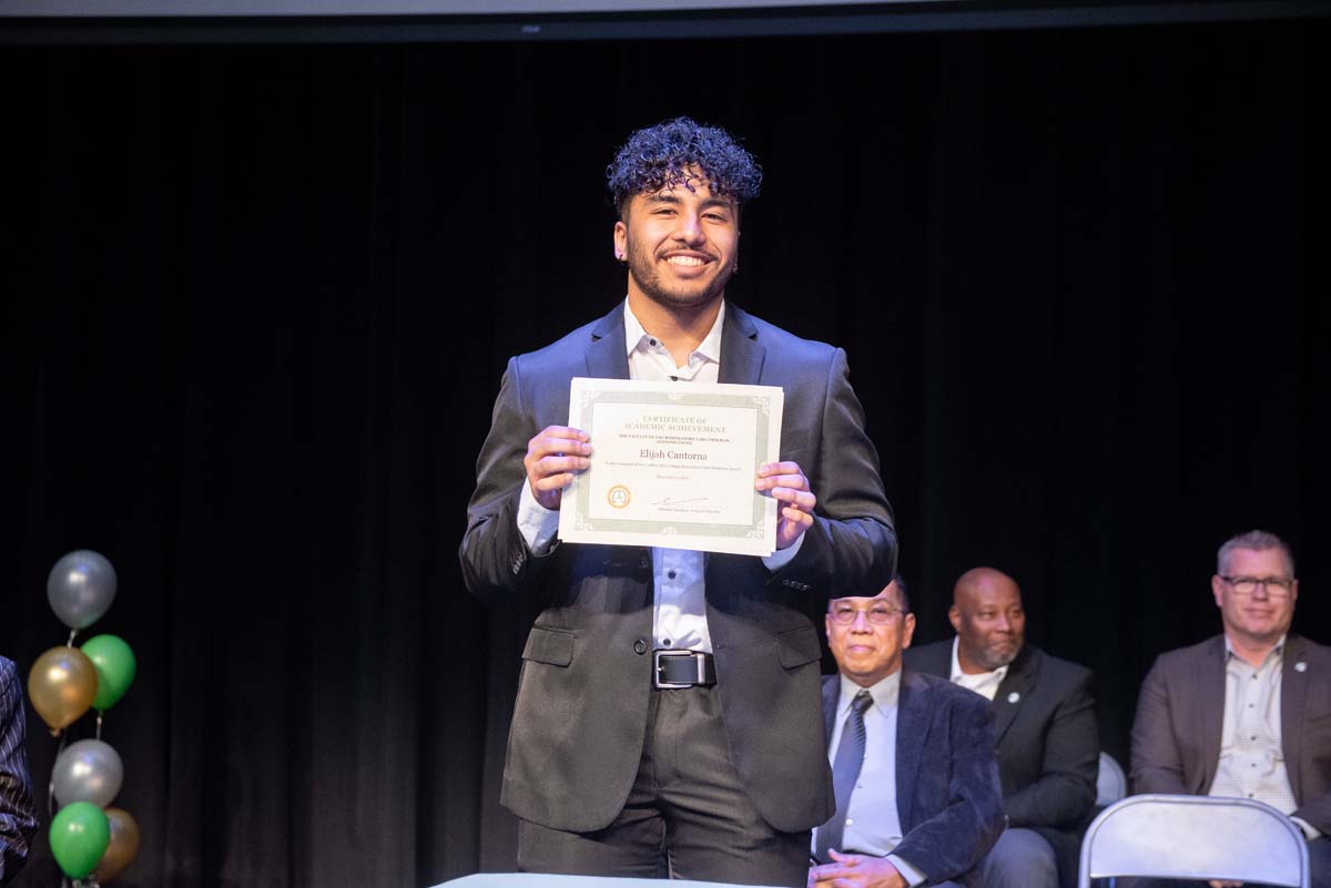 People enjoying the Respiratory Care Graduation