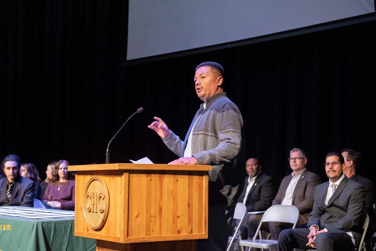 People enjoying the Respiratory Care Graduation