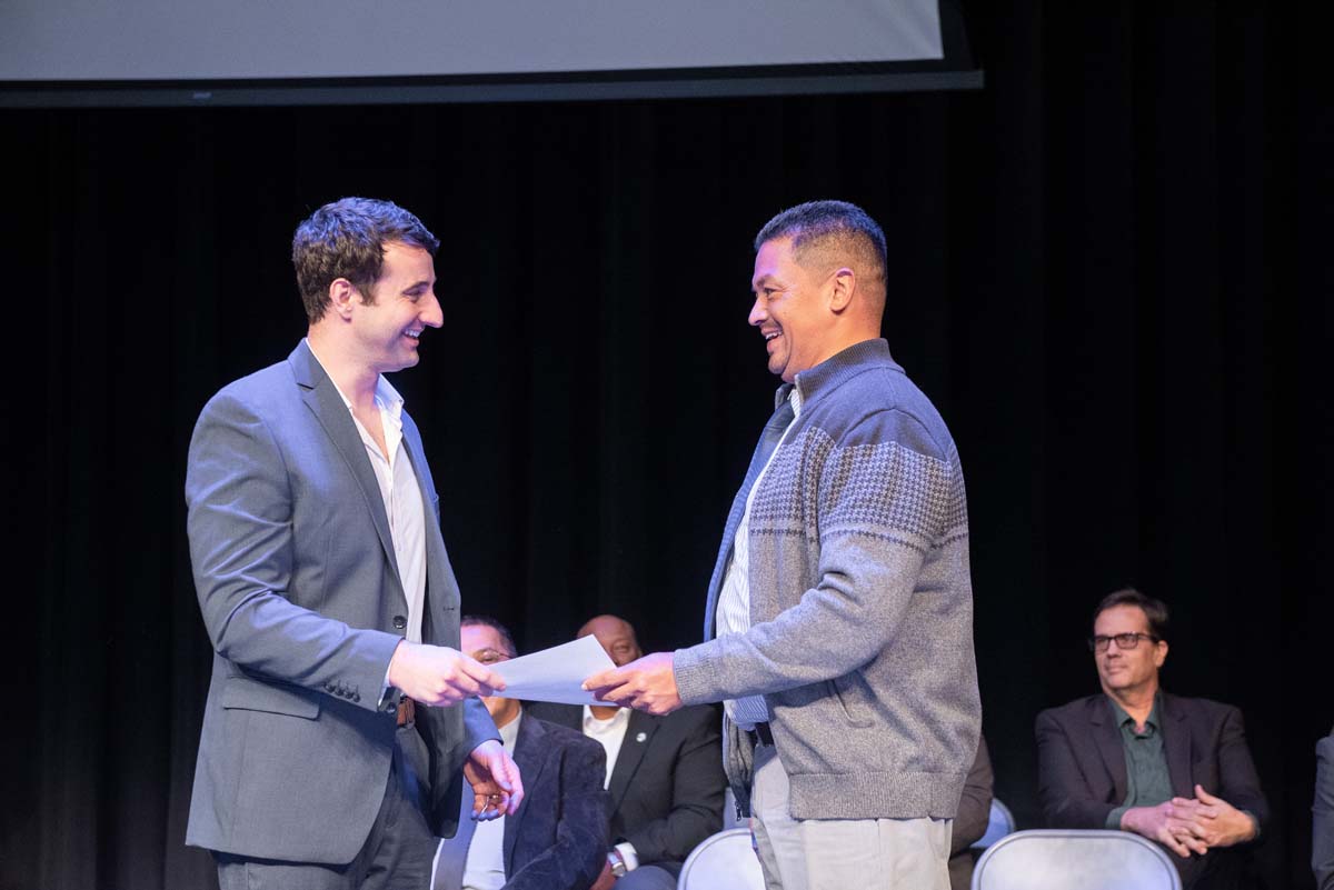 People enjoying the Respiratory Care Graduation