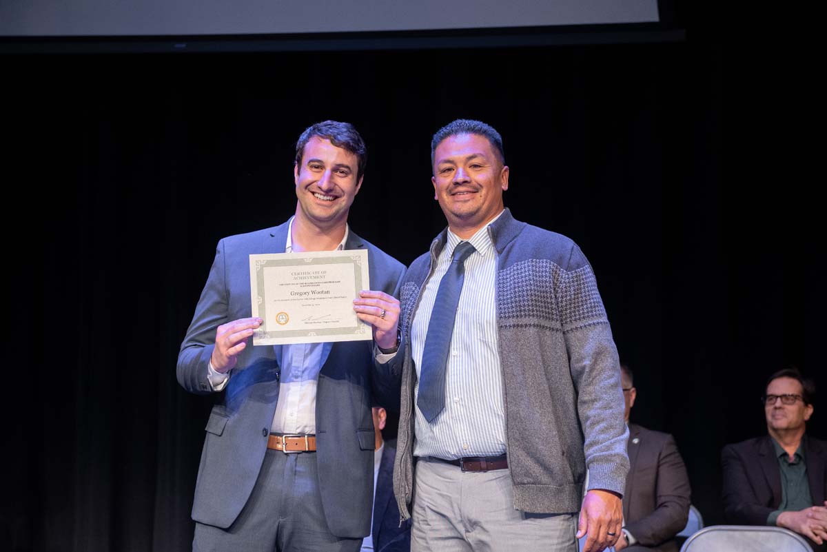 People enjoying the Respiratory Care Graduation