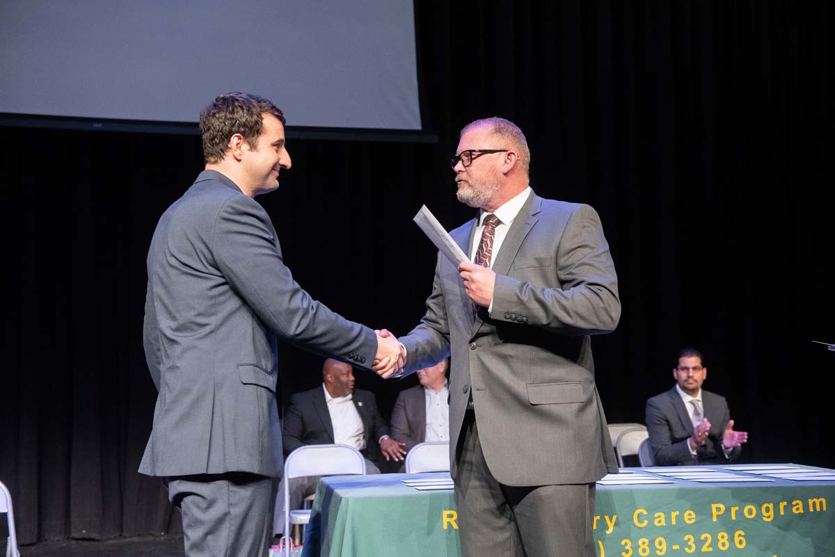 People enjoying the Respiratory Care Graduation