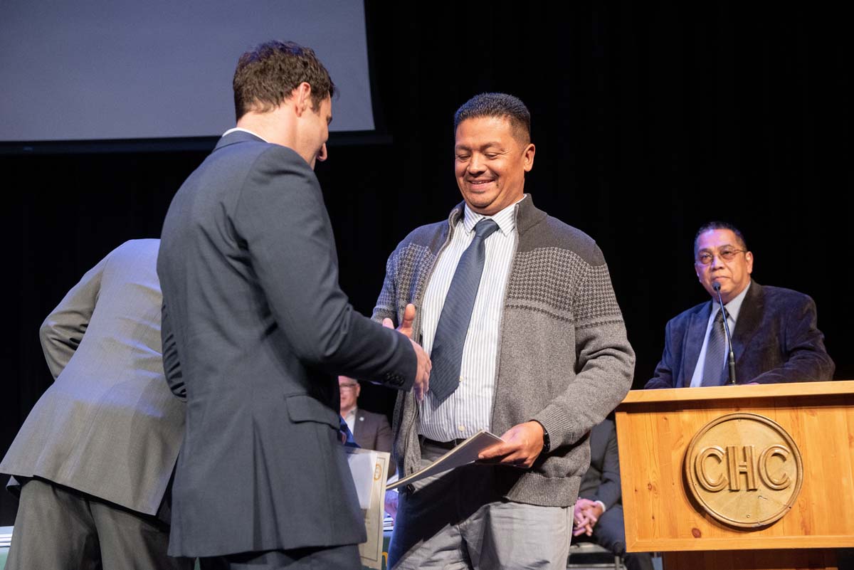 People enjoying the Respiratory Care Graduation