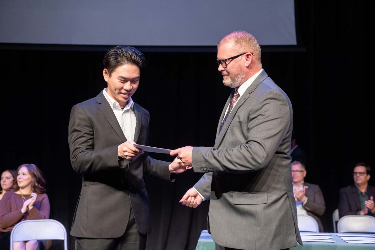 People enjoying the Respiratory Care Graduation