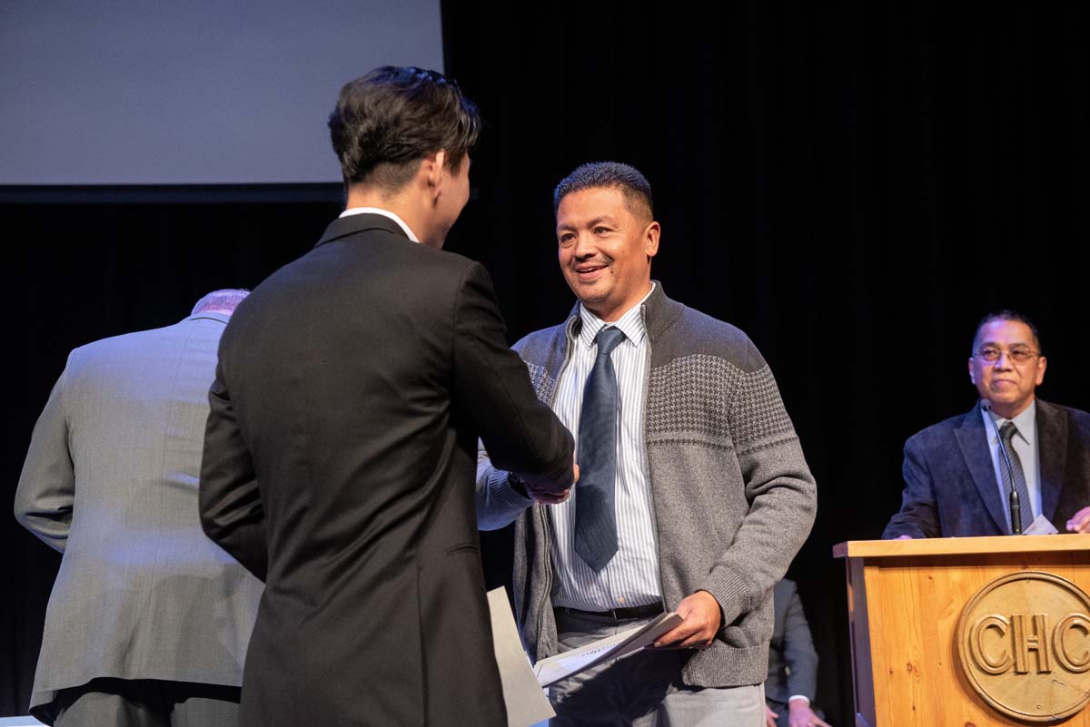 People enjoying the Respiratory Care Graduation