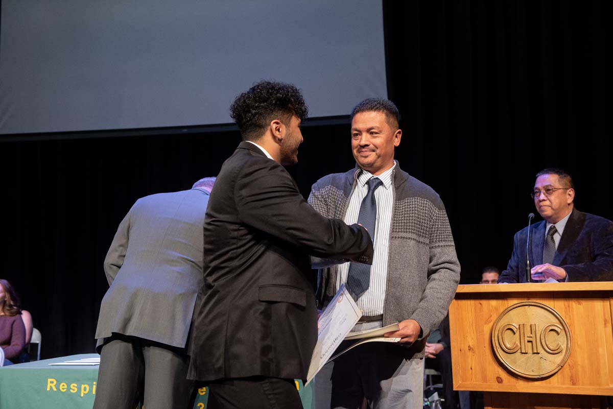 People enjoying the Respiratory Care Graduation