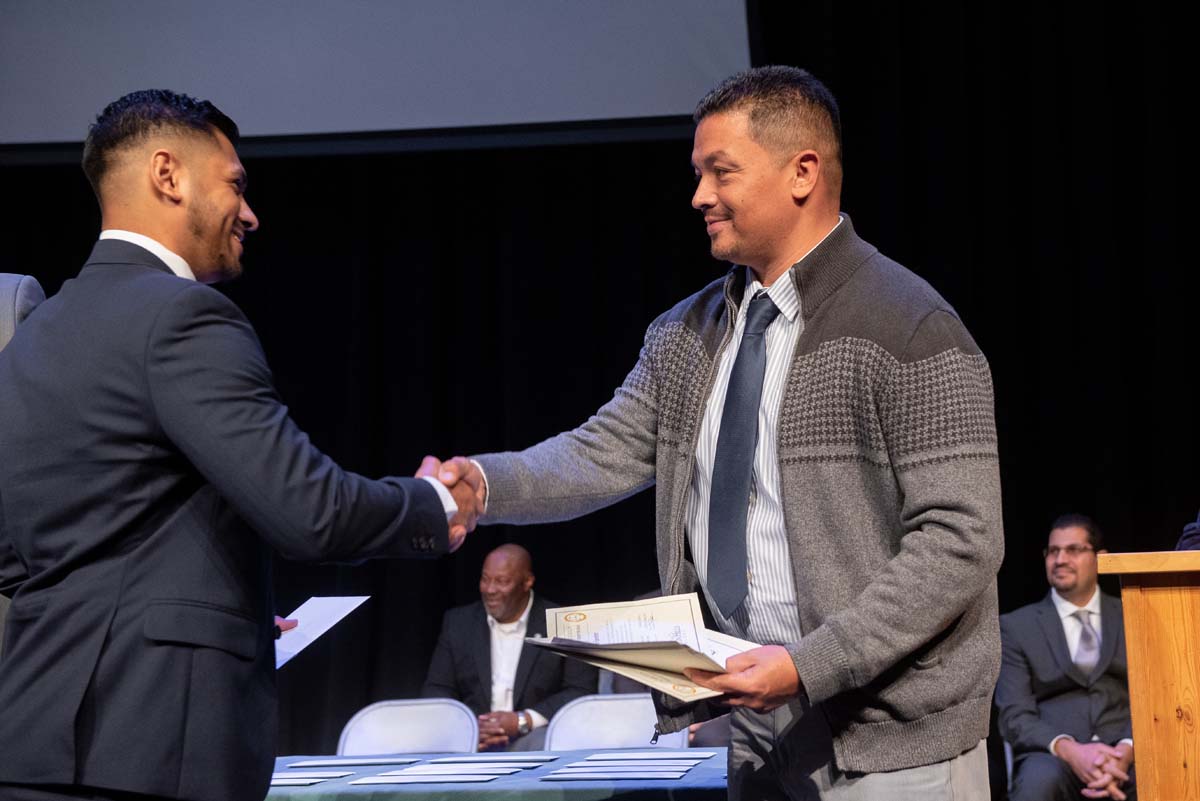 People enjoying the Respiratory Care Graduation