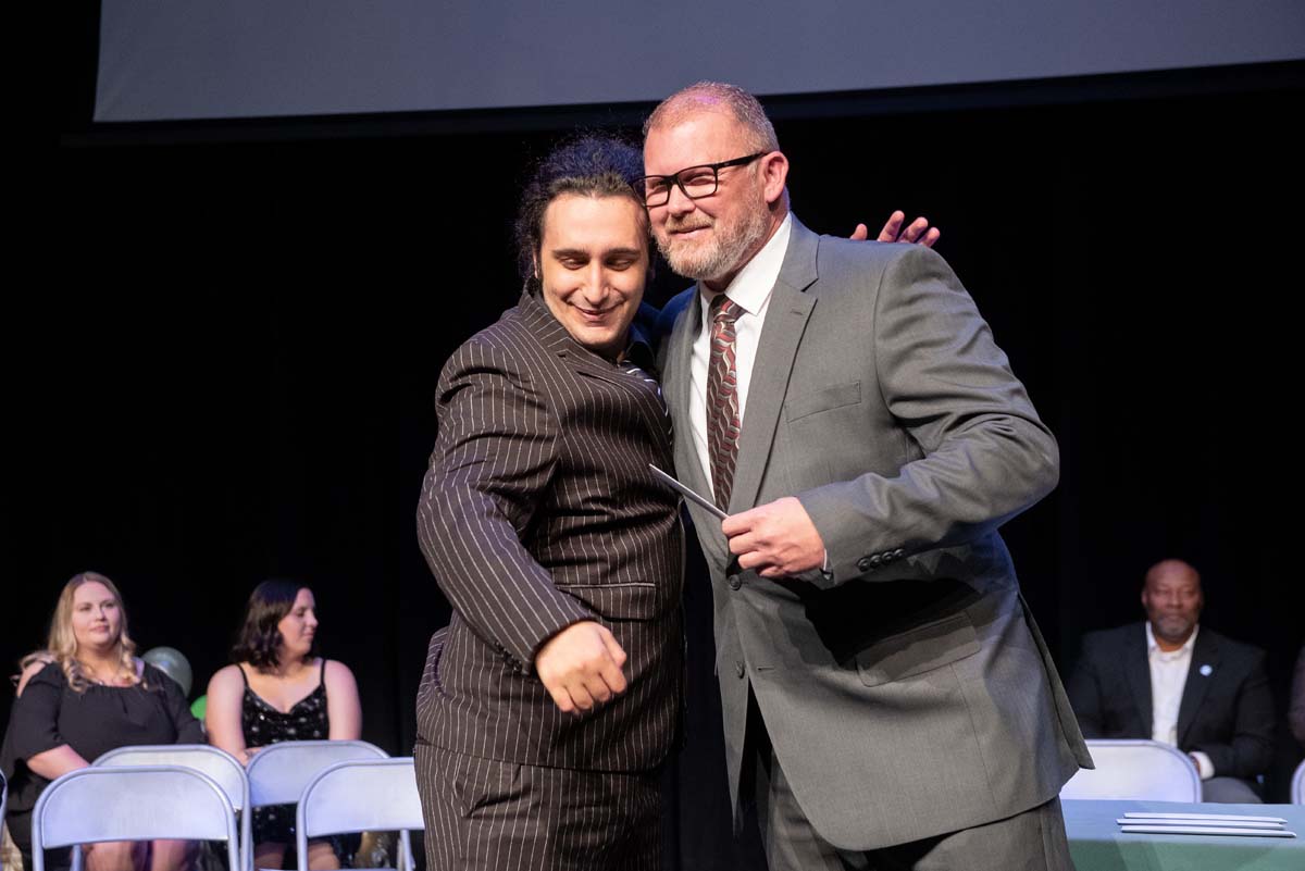 People enjoying the Respiratory Care Graduation