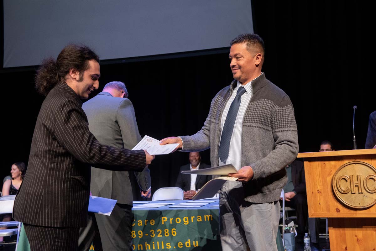 People enjoying the Respiratory Care Graduation