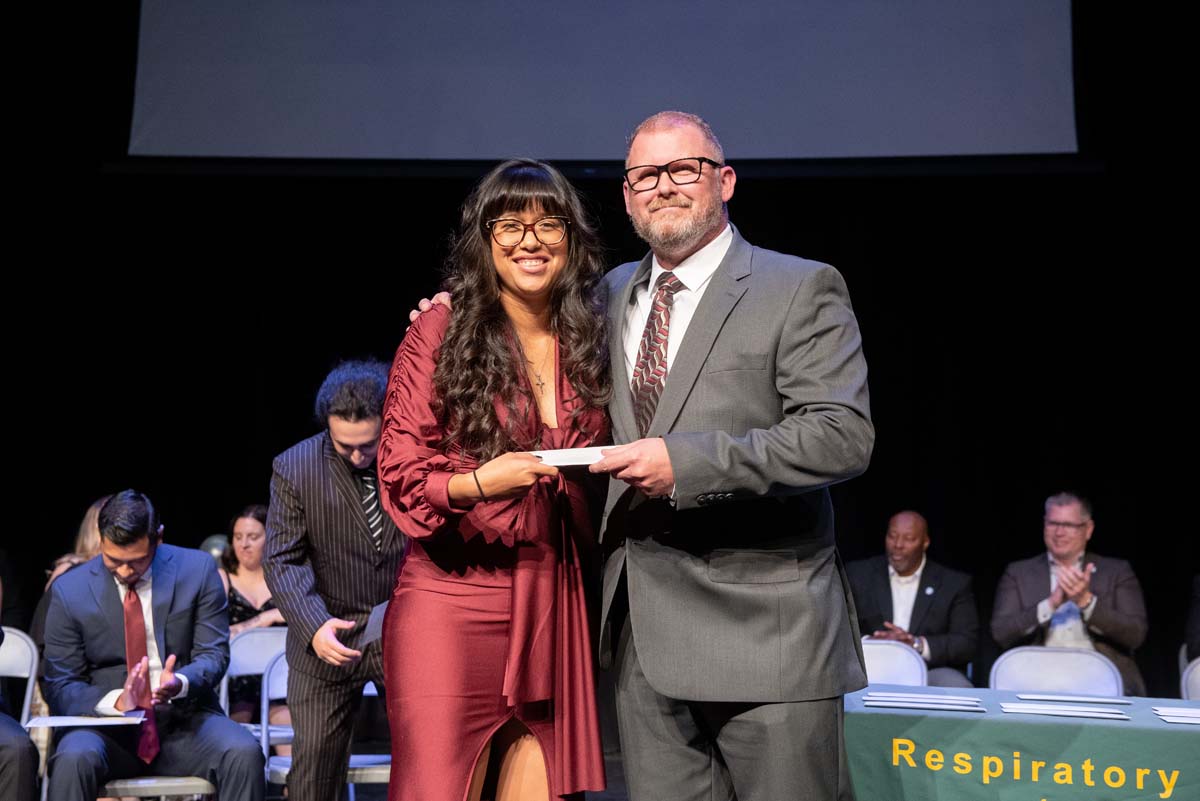 People enjoying the Respiratory Care Graduation