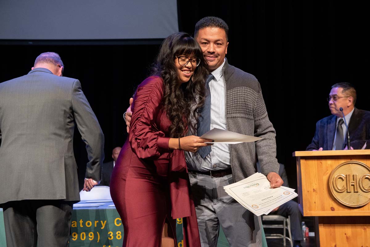 People enjoying the Respiratory Care Graduation