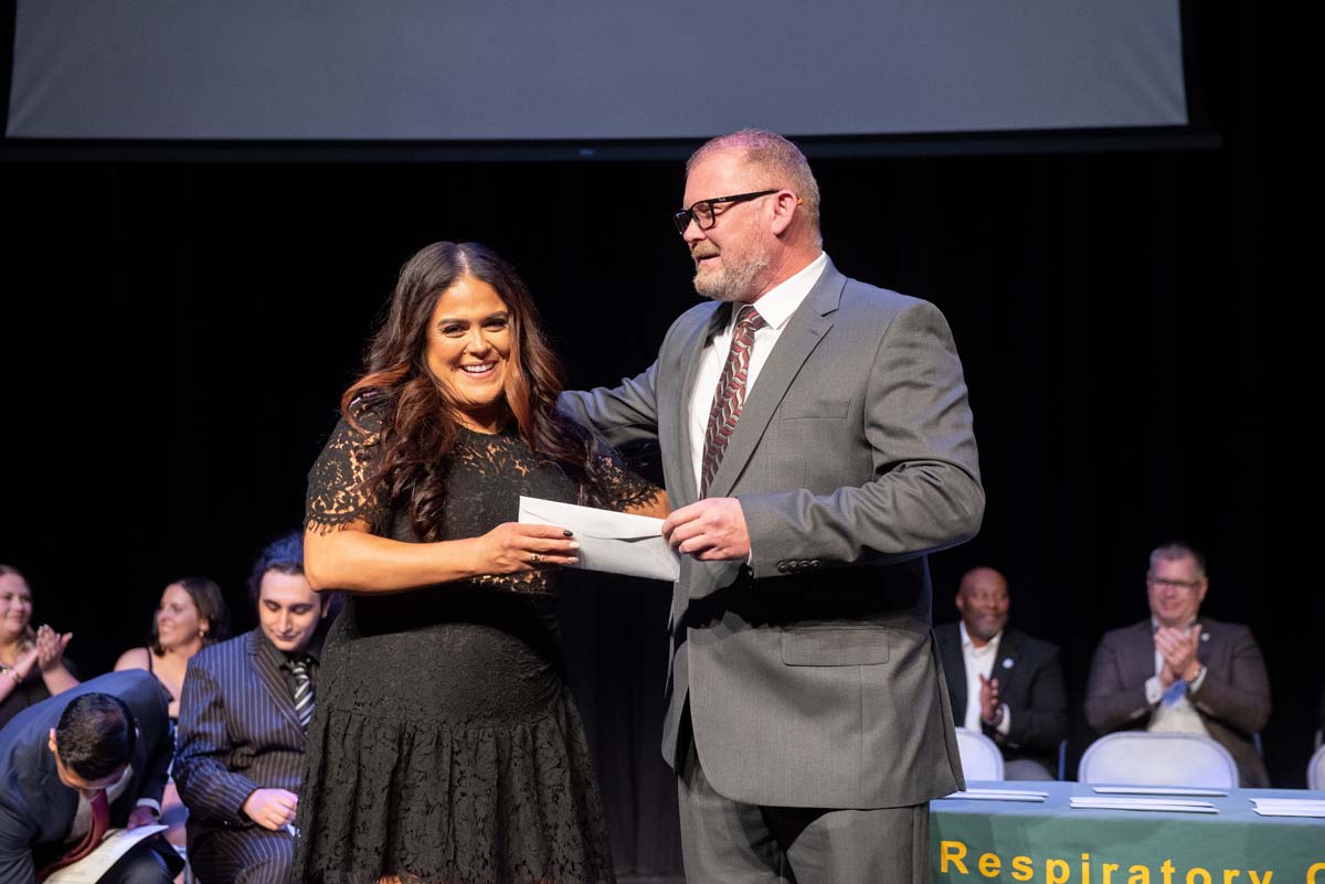 People enjoying the Respiratory Care Graduation