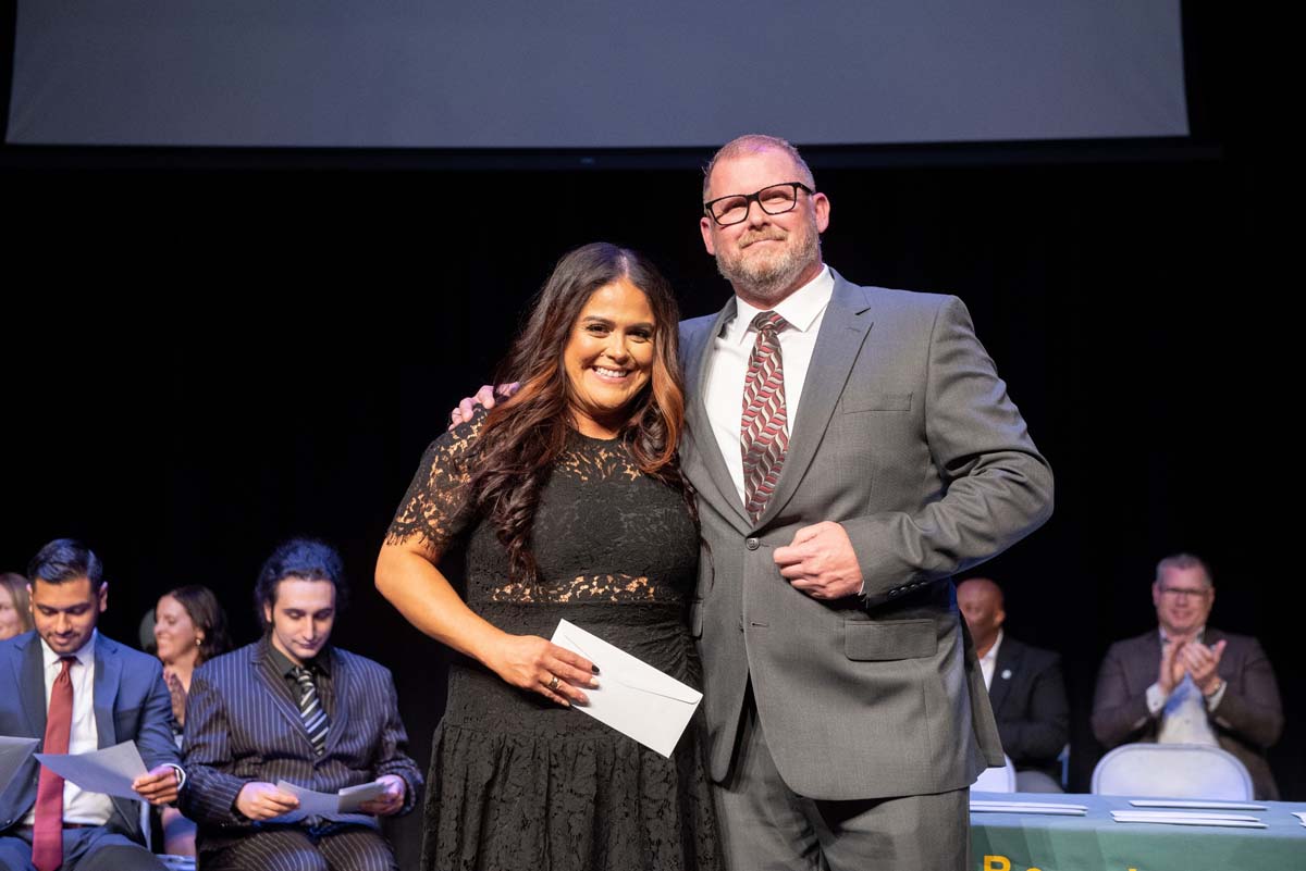 People enjoying the Respiratory Care Graduation