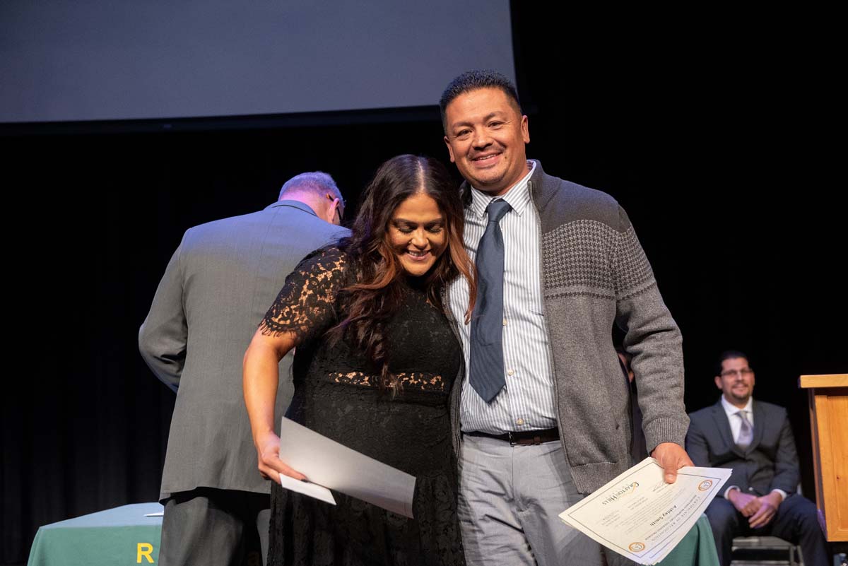 People enjoying the Respiratory Care Graduation